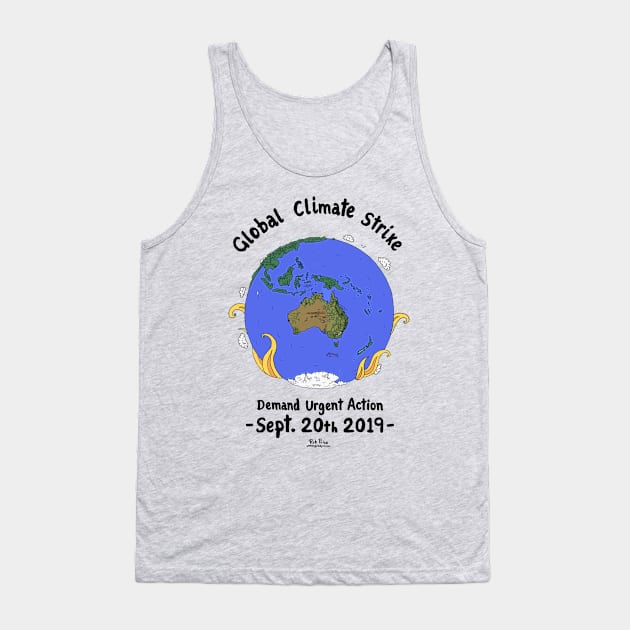 Global Climate Strike Tank Top by wanungara